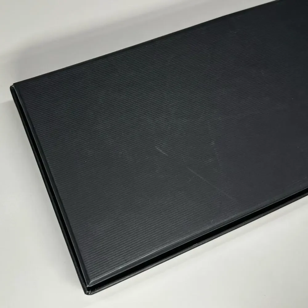 Gucci | Flat Long Gift Box | Black/White | Approx. L1.25 x W5.5 x H12.75 in